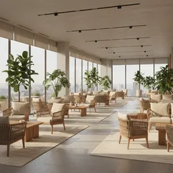 Where Outdoor Furniture Is Used Indoors in Hotels Cafes and Commercial Spaces