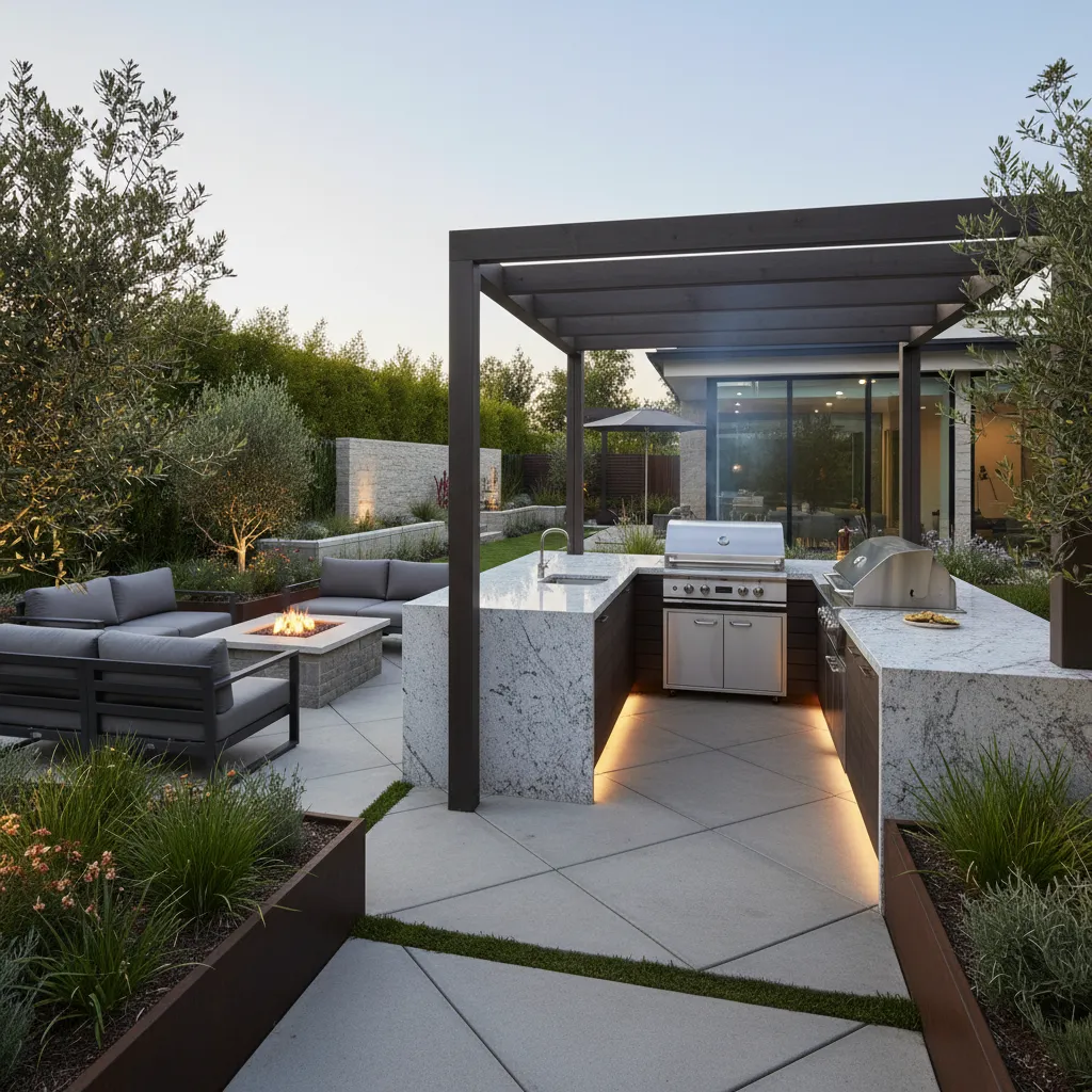 How BBQ Grill CAD Blocks Shape Outdoor Kitchen Plans