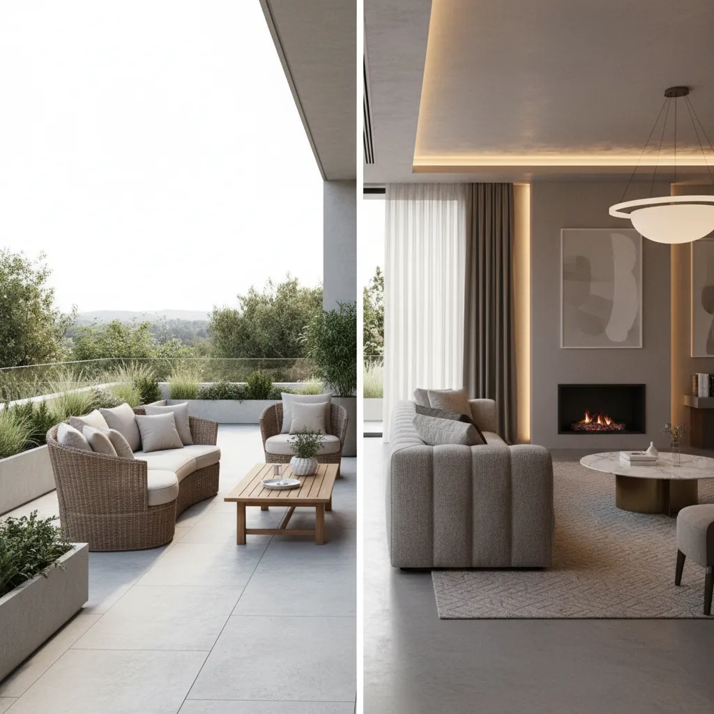 Outdoor Furniture vs Indoor Furniture Key Differences in Materials Comfort and Design