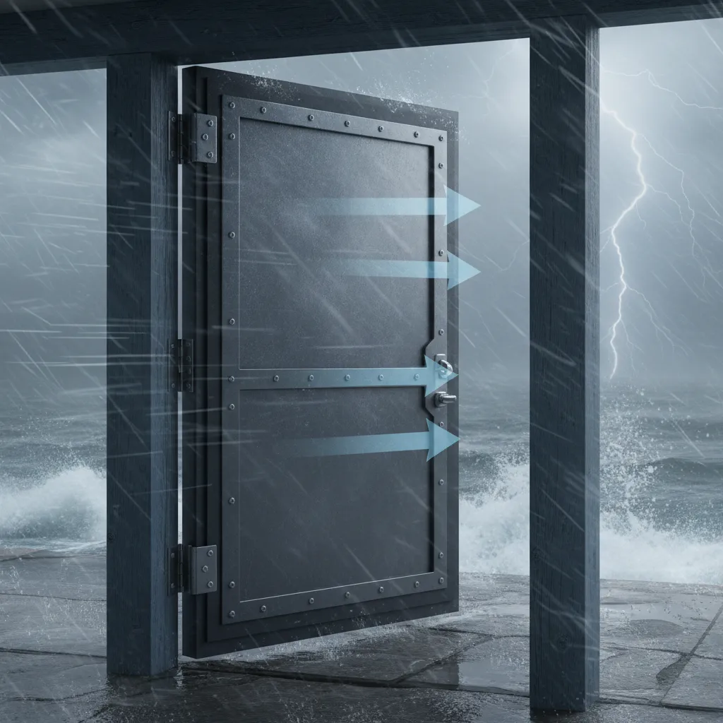 Real Hurricane Failure Cases Involving Door Direction