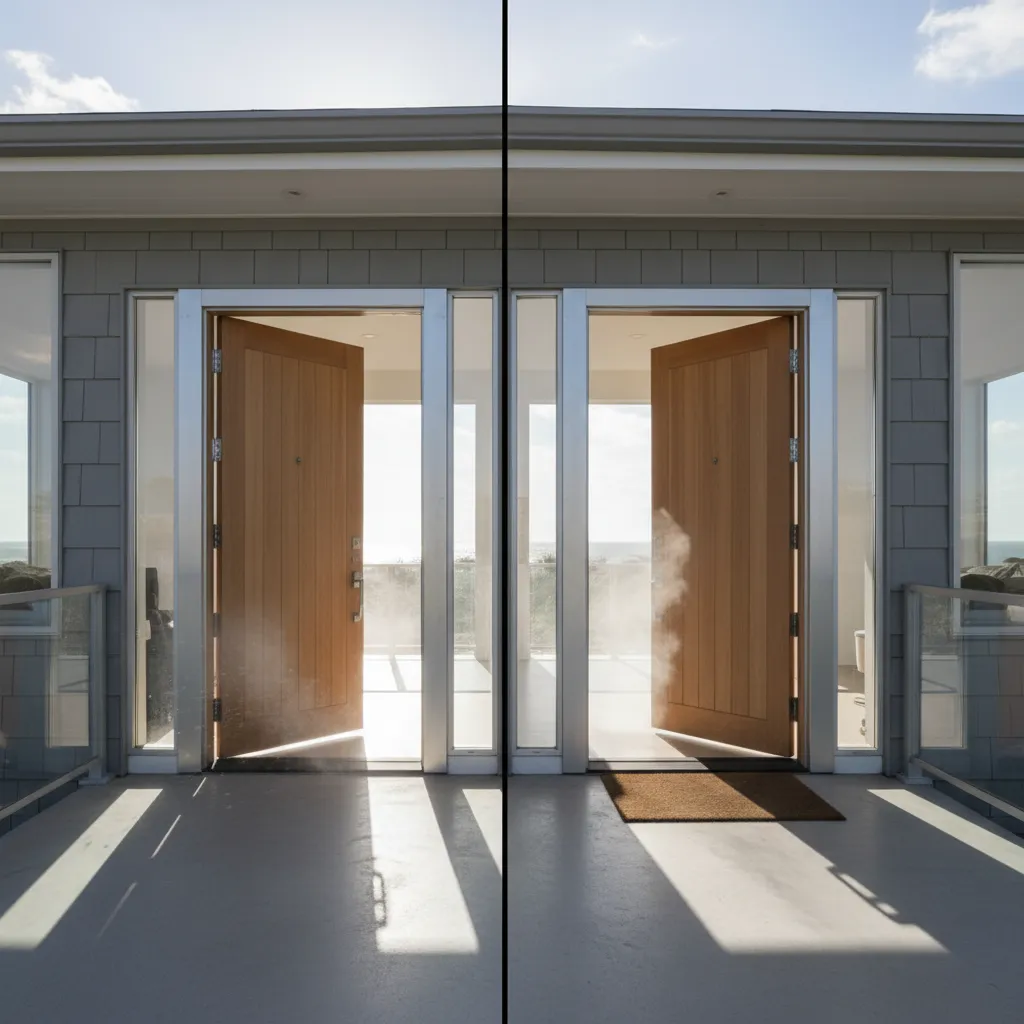 Outward vs Inward Opening Exterior Doors: Which Is Safer in Hurricane Zones?: A practical comparison of door swing directions, wind pressure behavior, and building code realities in hurricane‑prone regions.