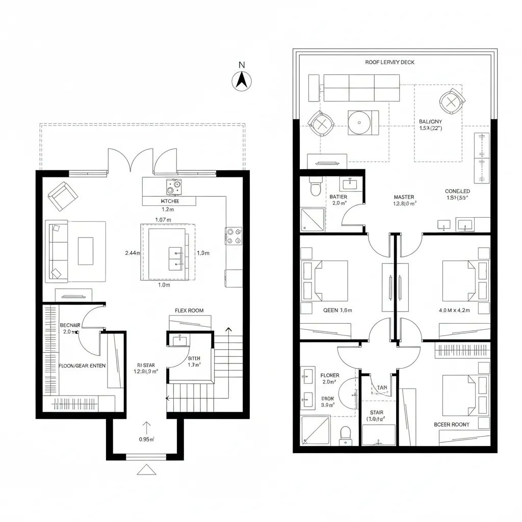 Over-Under Flex with Roof Utility Deck