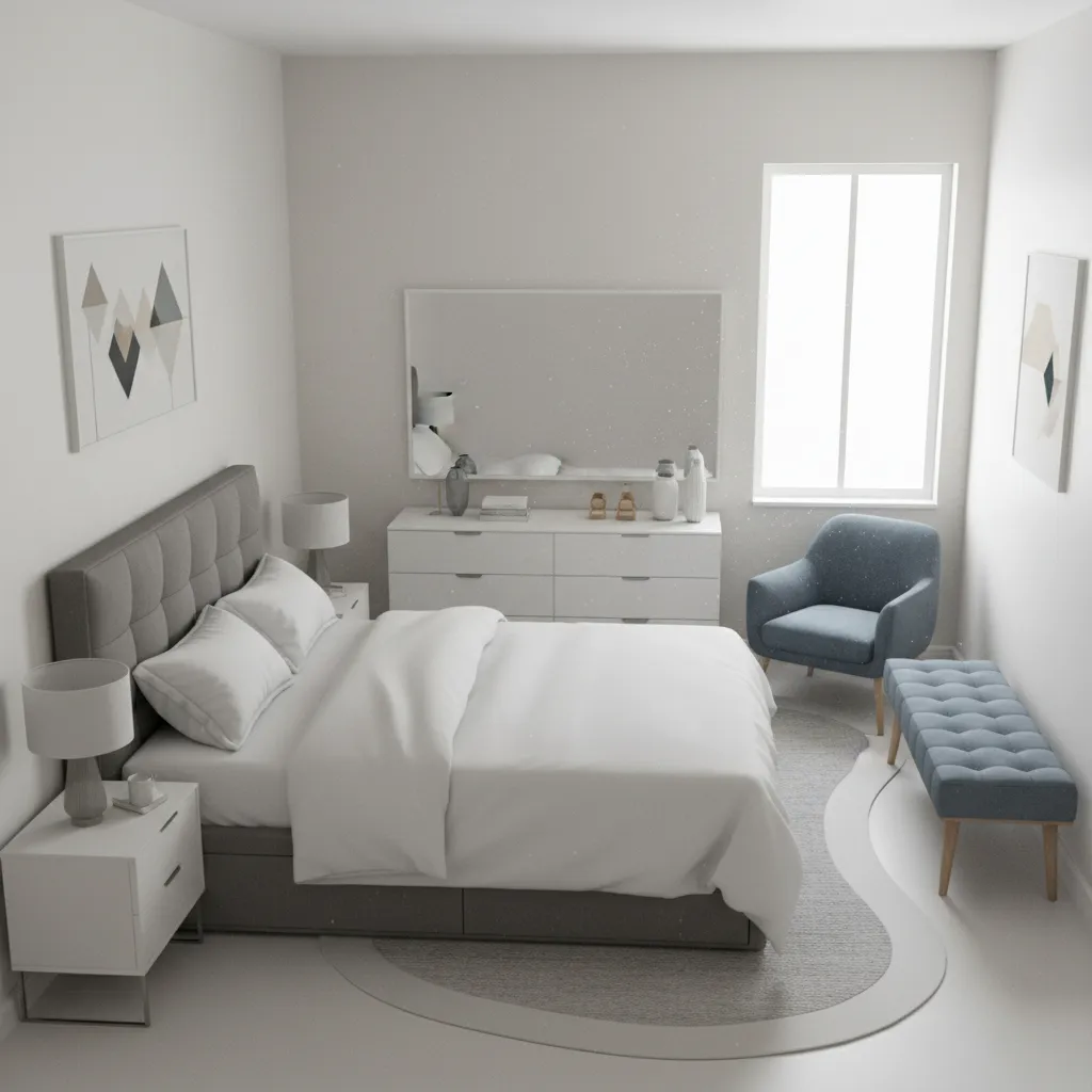 Overcrowding the Room With Furniture