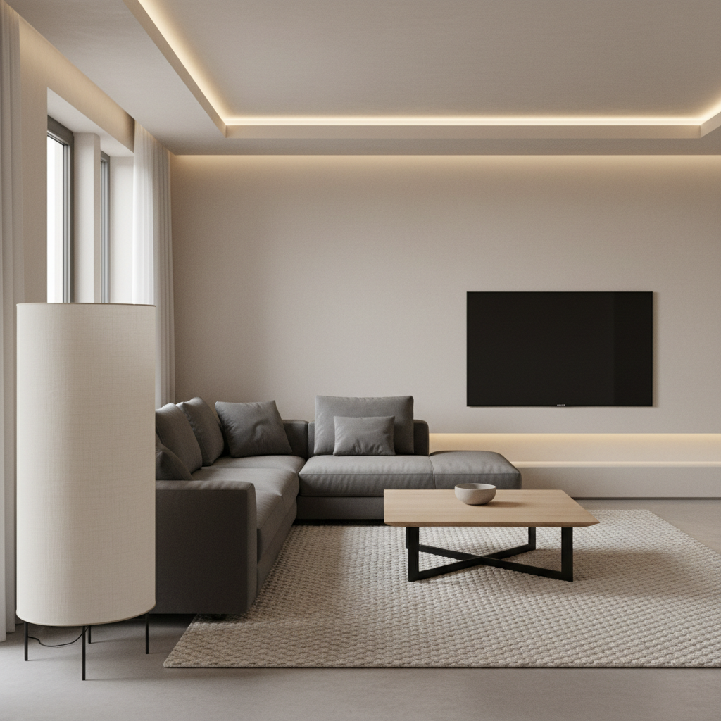 How Interior Designers Use Oversized Lamp Shades