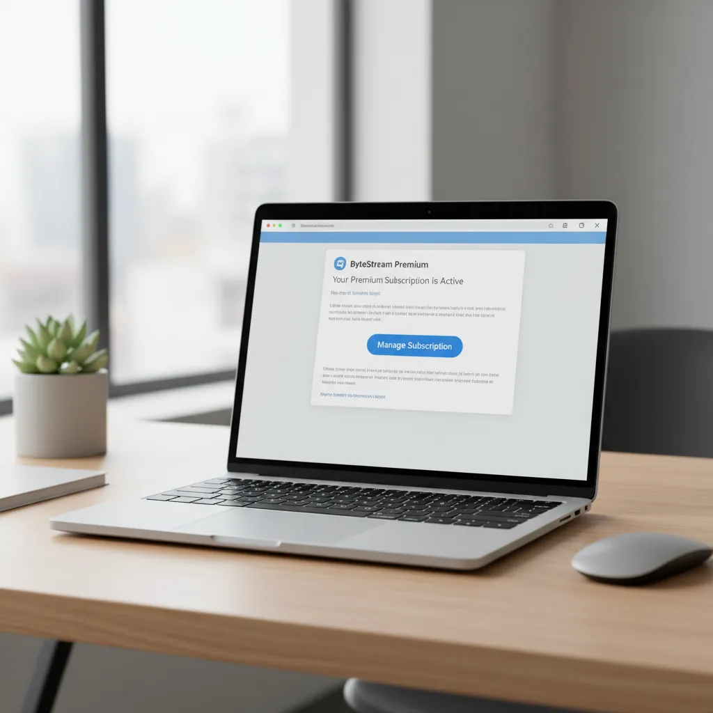 Example of a Paddle receipt email containing manage subscription link
