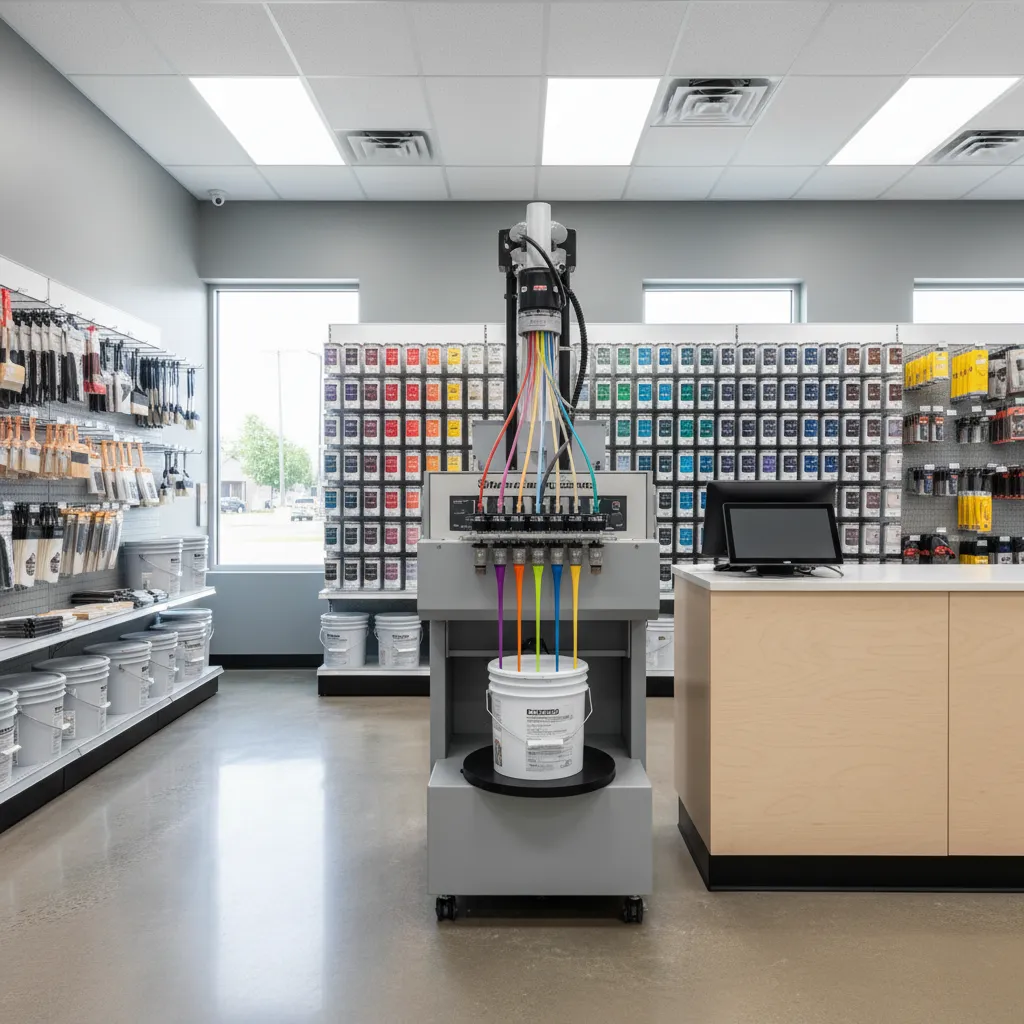 How Paint Stores Use Automated Tinting Systems