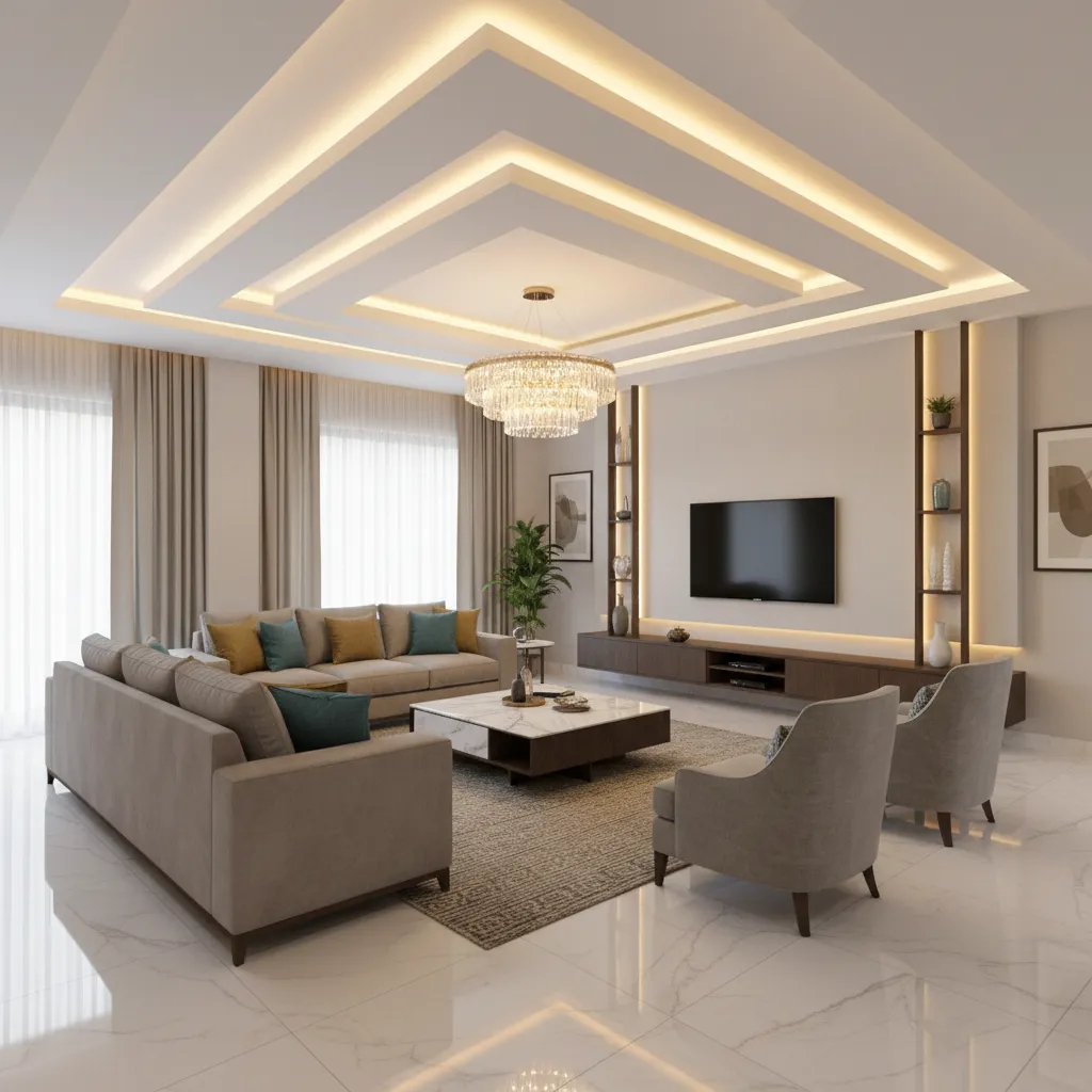 Best Ceiling Design Living Room in Pakistan