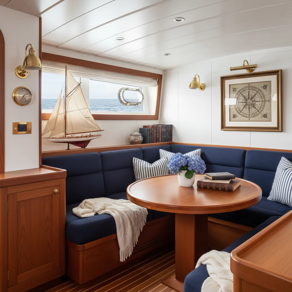 Cómo decorar el interior de un barco