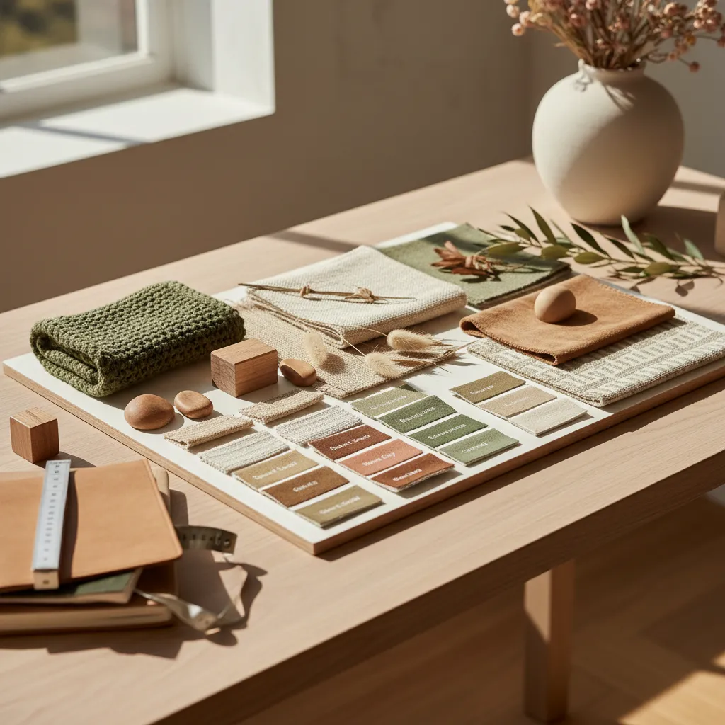 Paleta de colores utilizada para diseño de interiores
