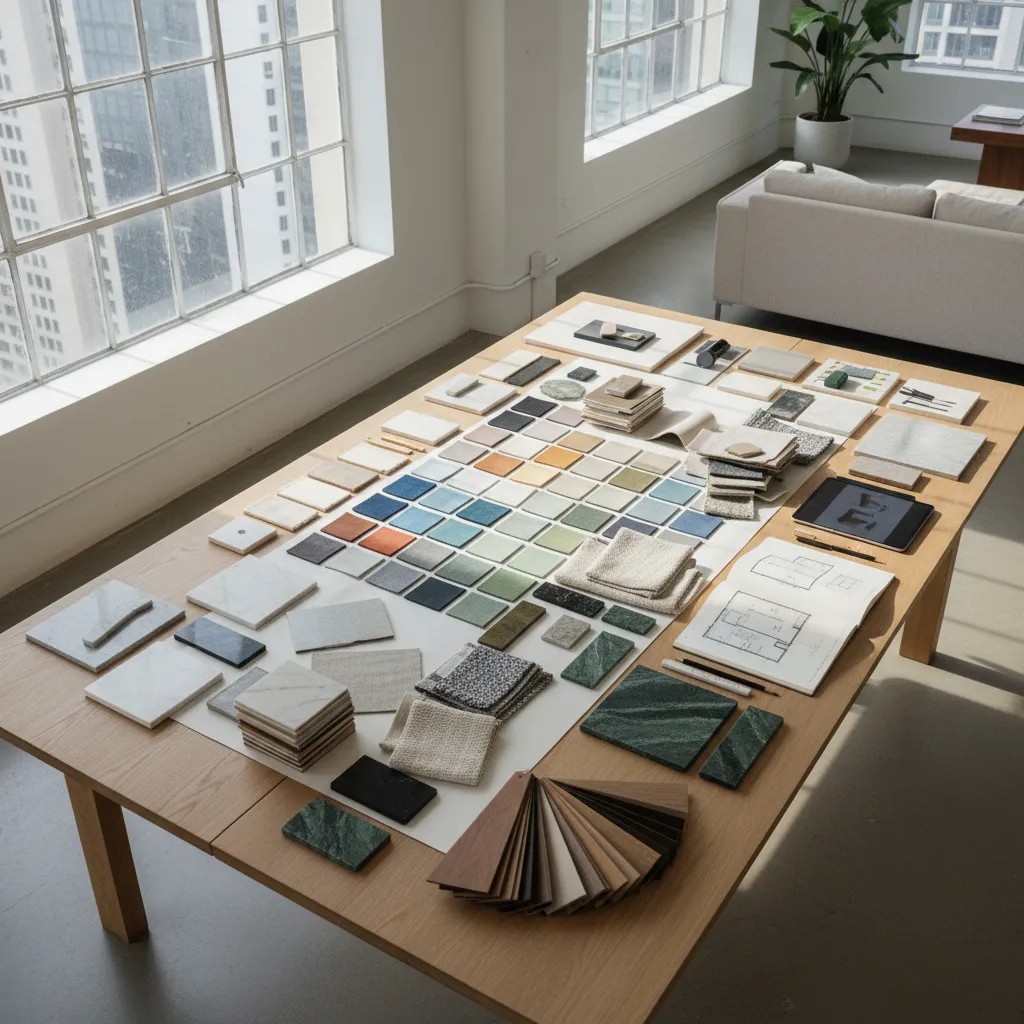 Paleta del diseñador de interiores: cómo usarla bien