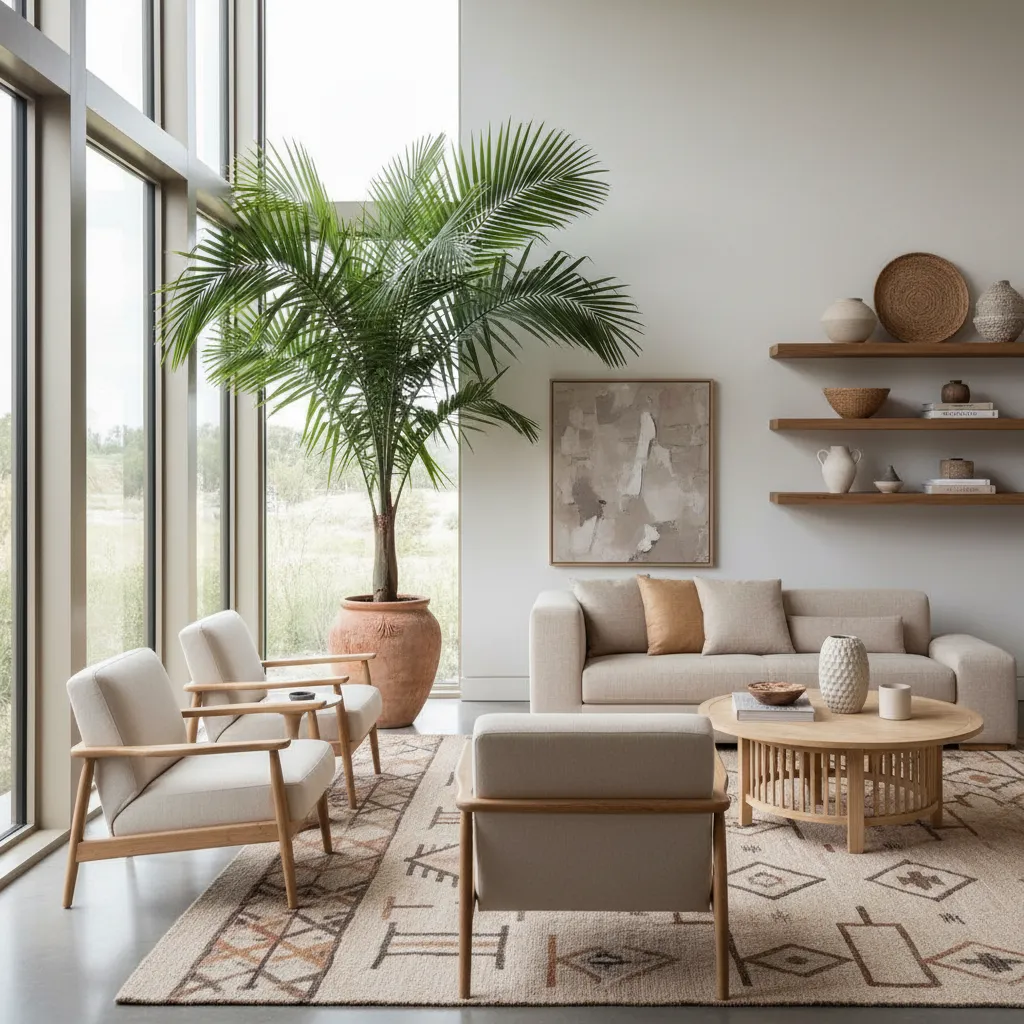Palmeras de interior para decorar: guía realista