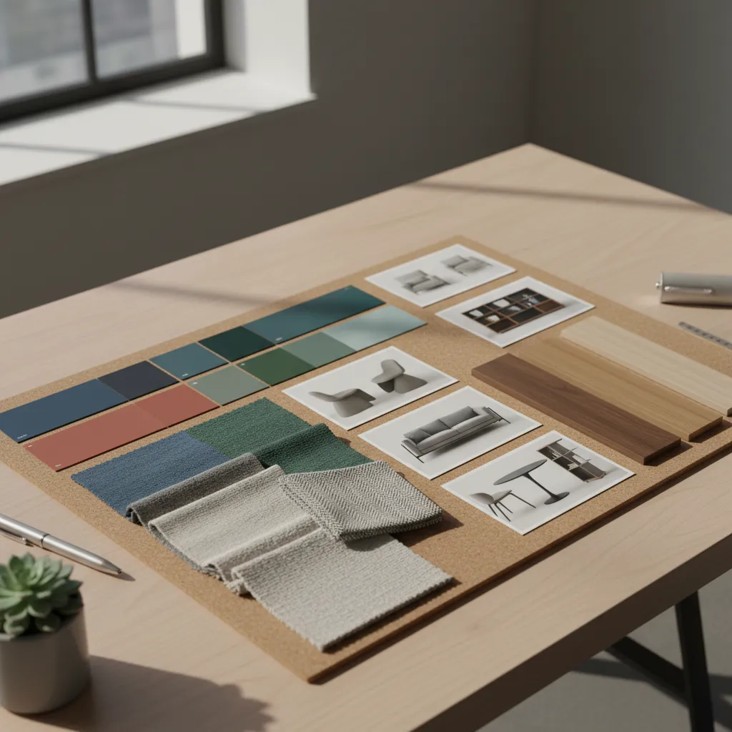 Panel de diseño de interiores: guía práctica para planificar espacios