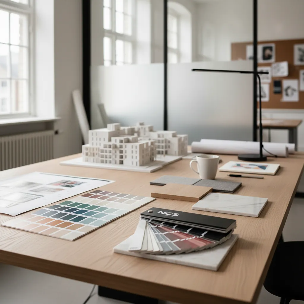 Pantone vs NCS en diseño de interiores