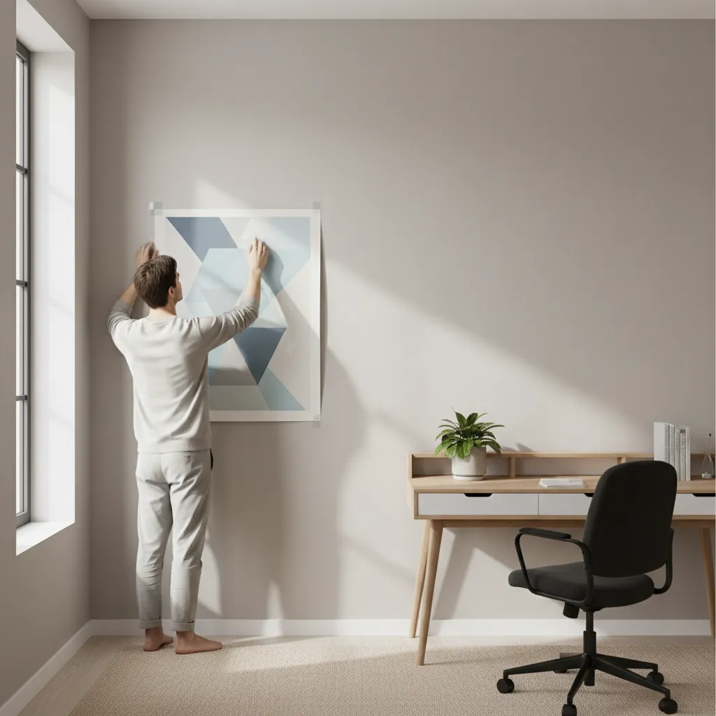 How to Fix Paper That Keeps Falling Off the Wall