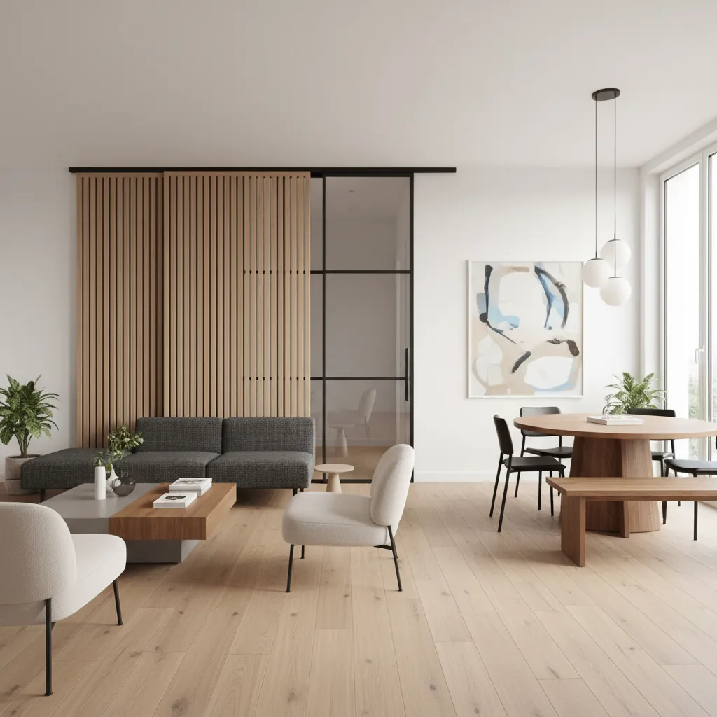 Pared Corrediza en Diseño de Interiores: Guía Real