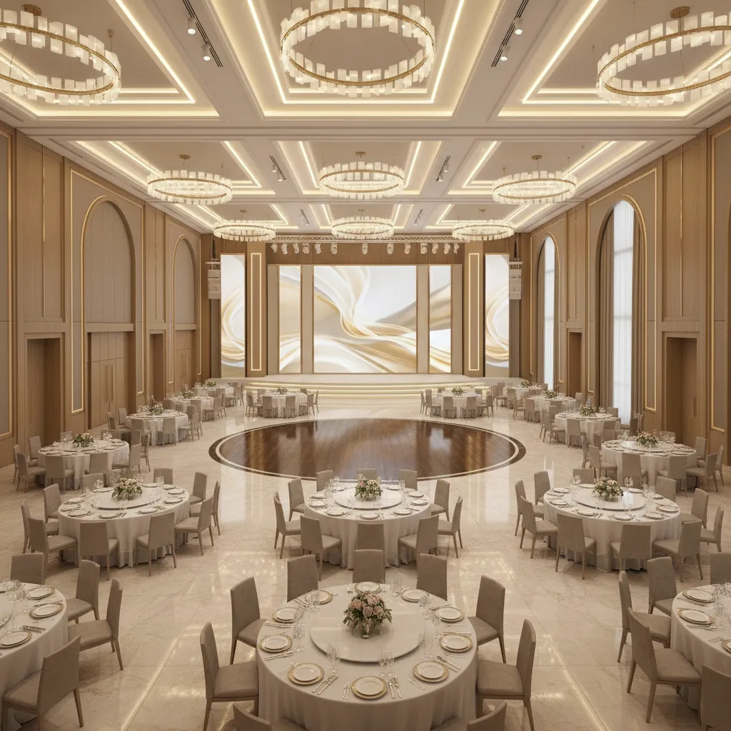 How to Calculate Party Hall Capacity Based on Dimensions: A practical formula designers and venue planners use to estimate guest capacity from square footage.