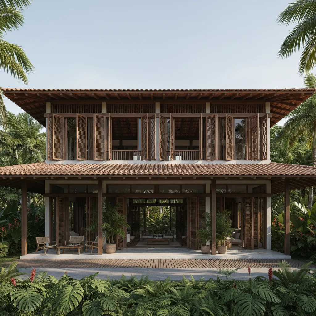 Passive Cooling Optimization for Low Cost Tropical Homes