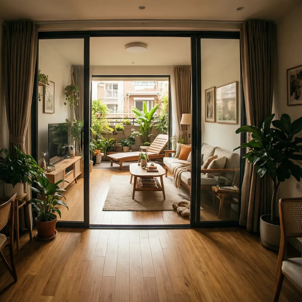 Decorar patio interior de un piso planta baja