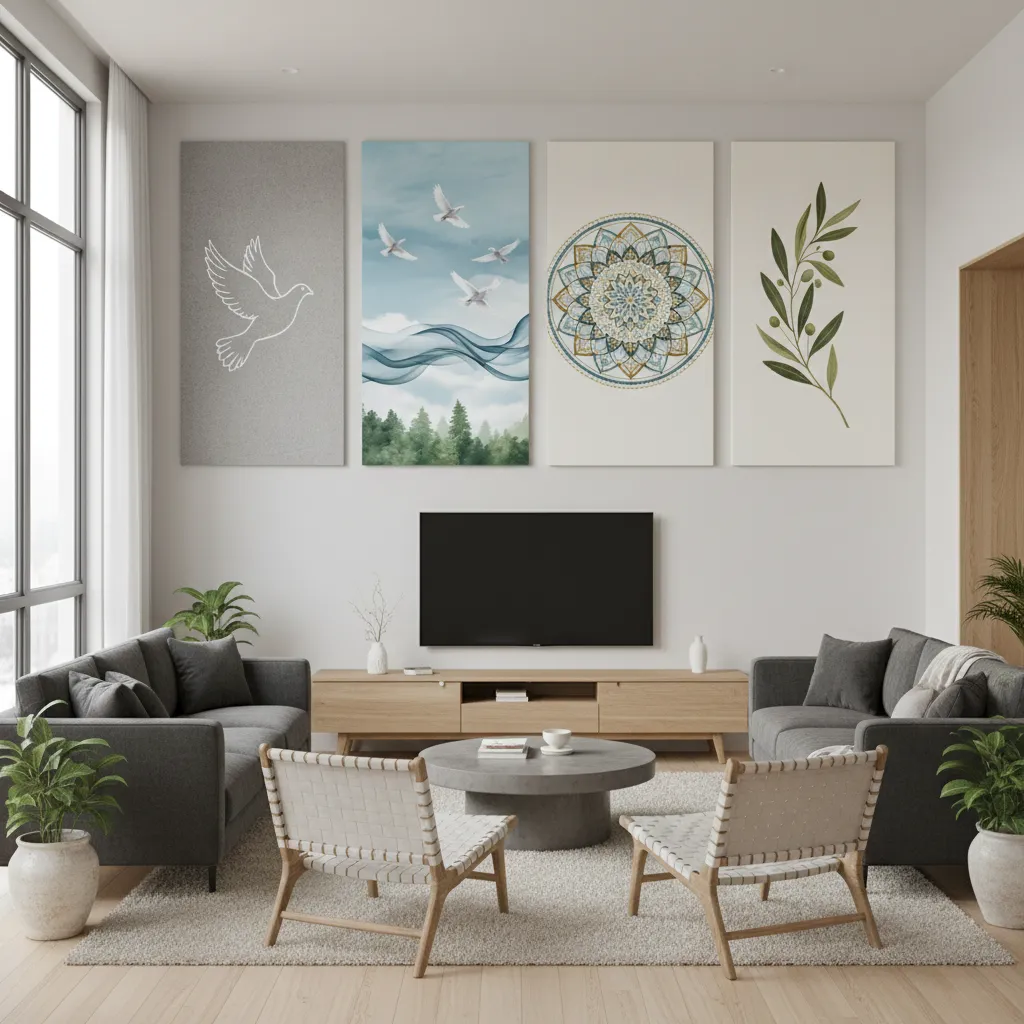 Peace Wall Painting Styles Compared for Modern Homes