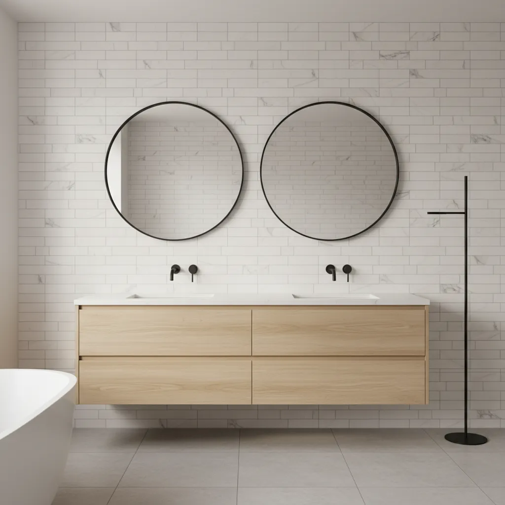 5 Peel and Stick Bathroom Tile Ideas That Work