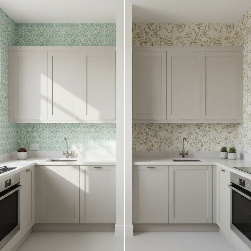 Peel-and-Stick vs Traditional Wallpaper for Small Kitchens