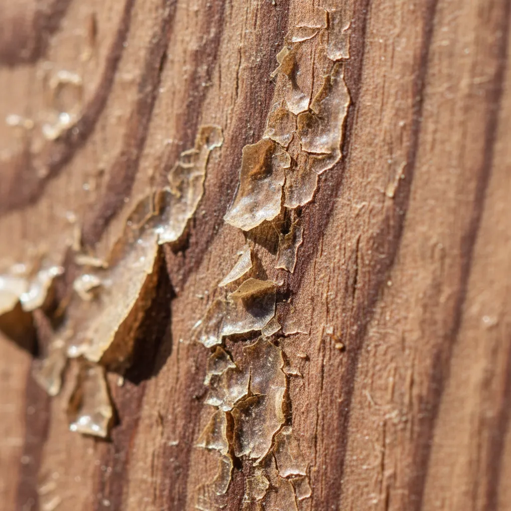 Peeling or Flaking Sealers