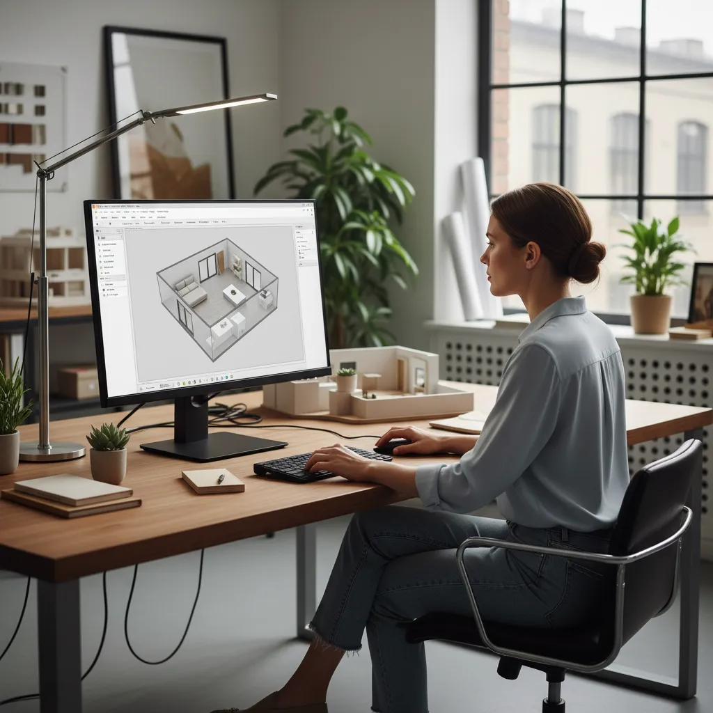 Perencanaan denah rumah menggunakan software desain