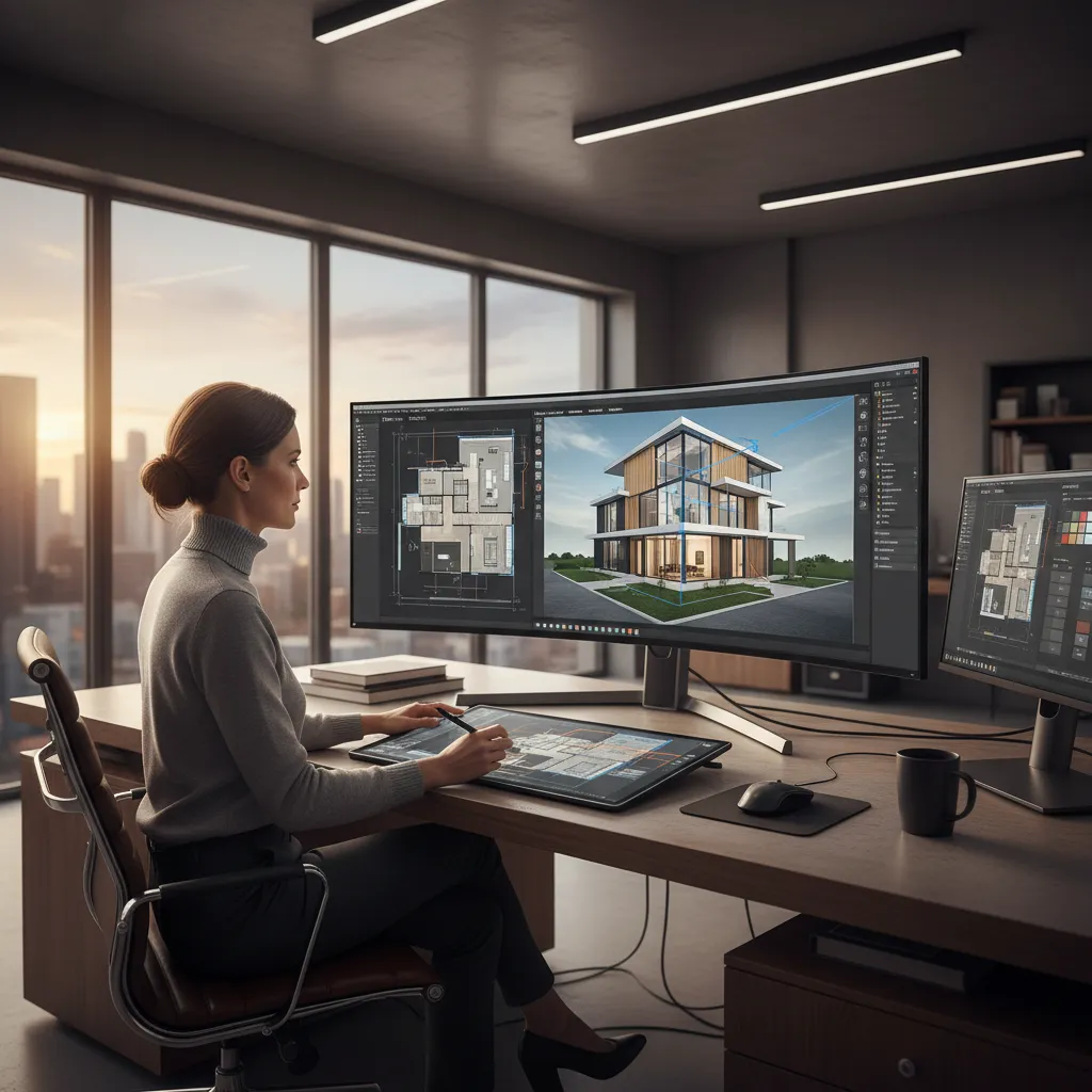 Perencanaan denah rumah menggunakan software desain