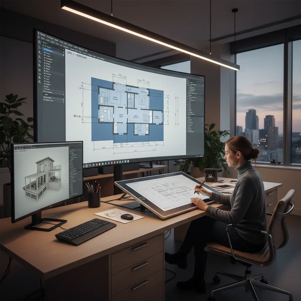 Perencanaan denah rumah menggunakan software desain