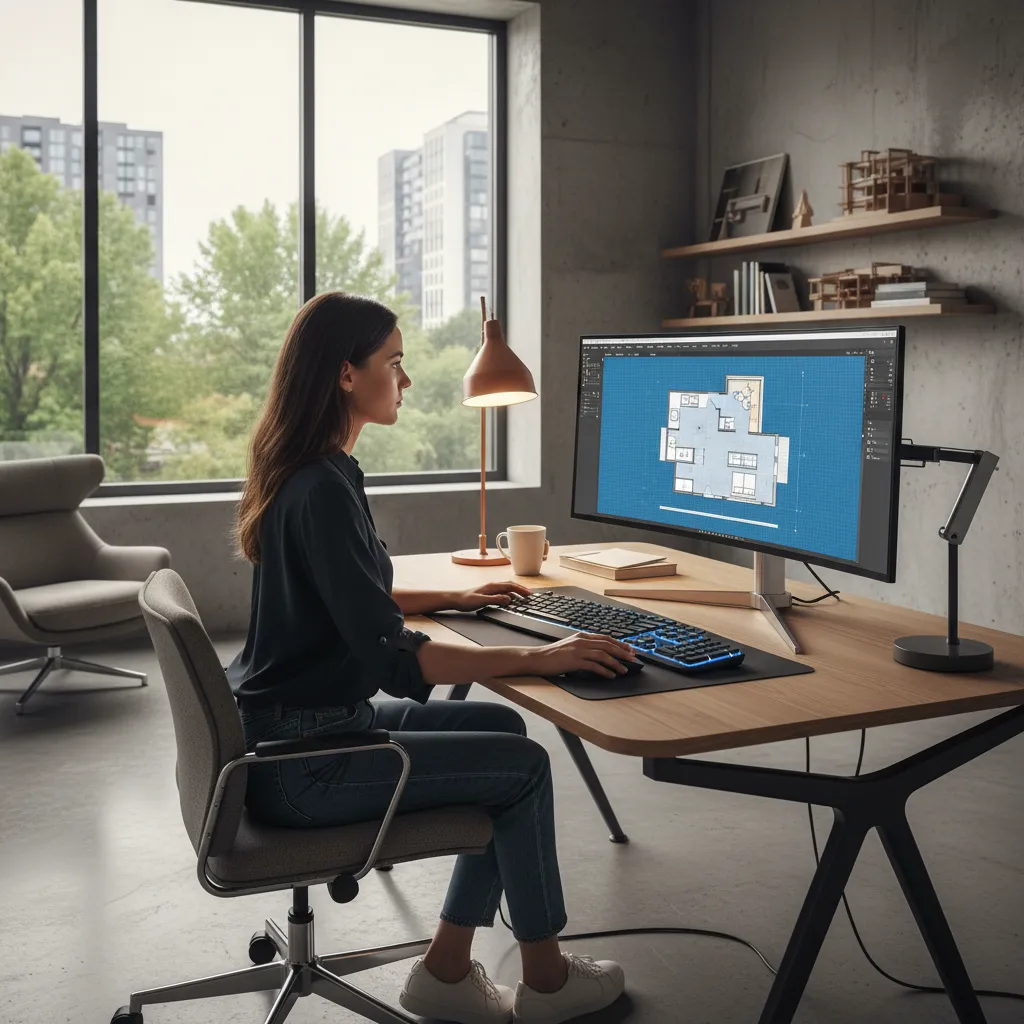 Perencanaan denah rumah menggunakan software desain
