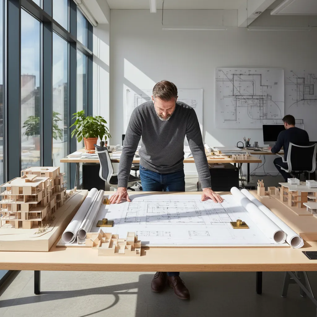 Perencanaan grid struktur rumah sebelum pembangunan