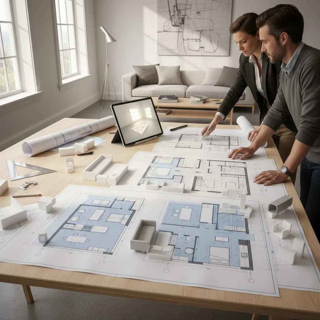 Perencanaan layout ruangan rumah modern