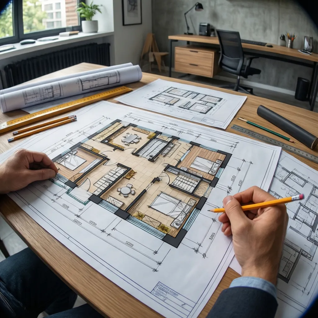 Perencanaan struktur rumah dua lantai dengan model denah