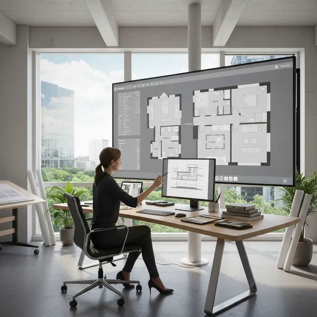Proses perencanaan tata ruang rumah menggunakan desain digital