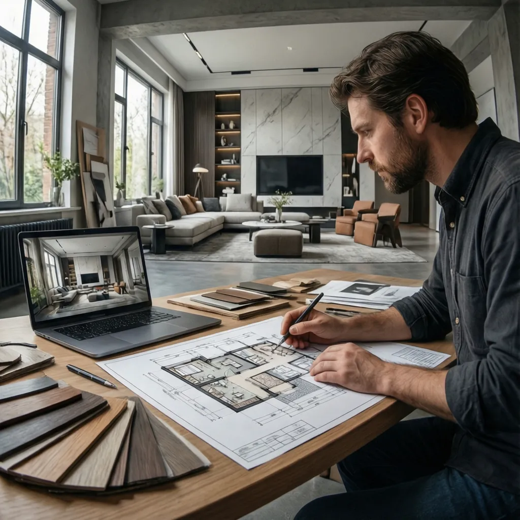 Perfil profesional de un diseñador de interiores