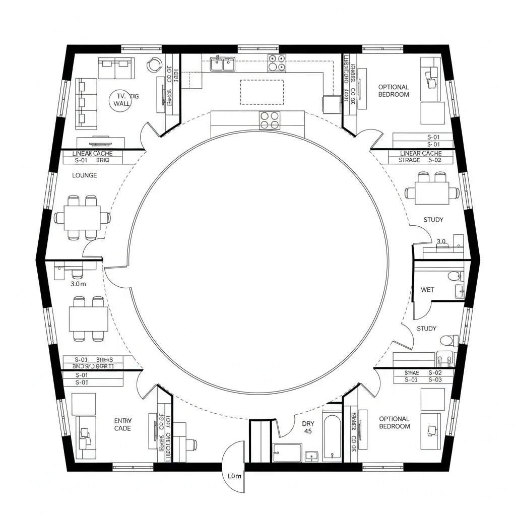 Perimeter Ring Big 5 Dubai Floor Plan as a Future Living Interface