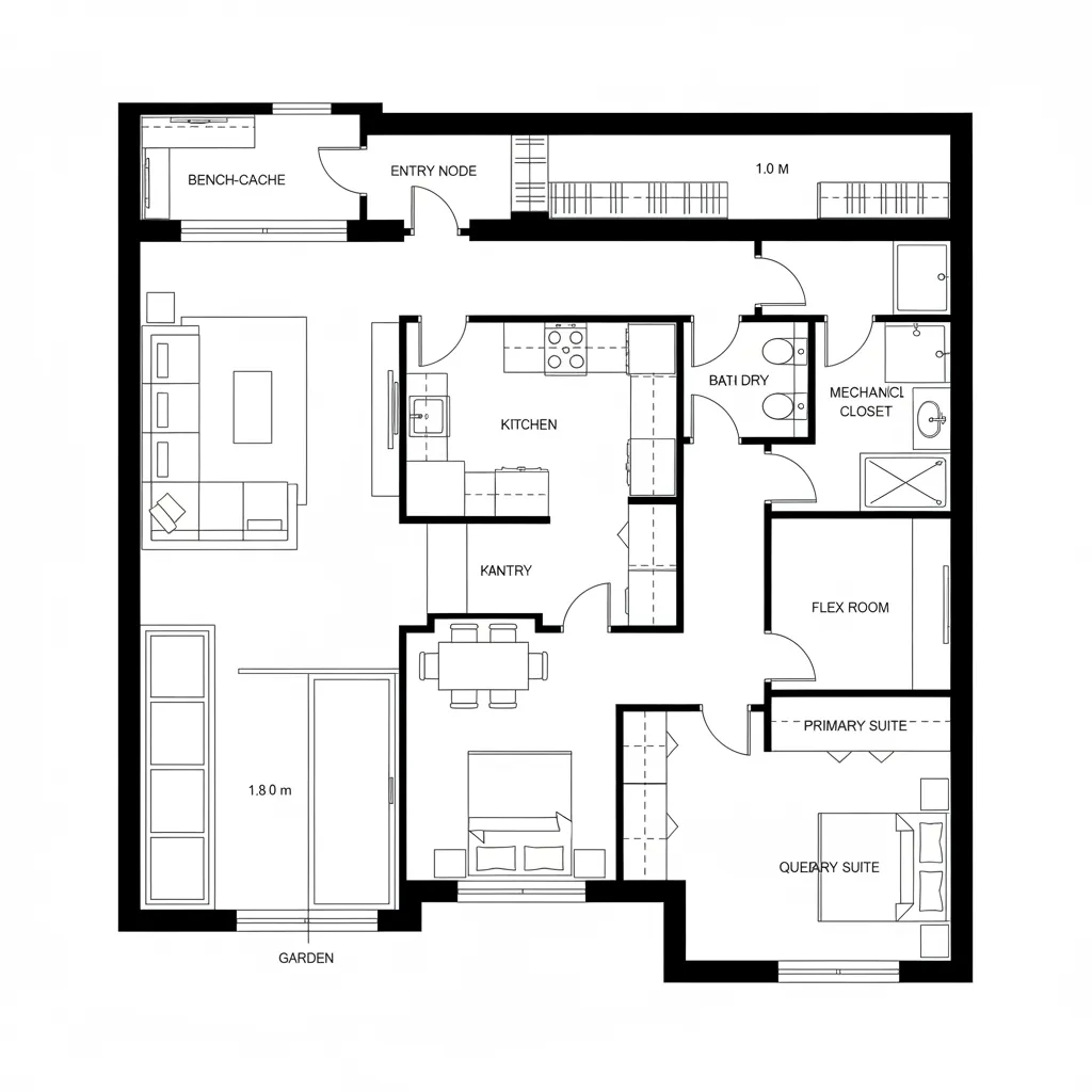 Perimeter Spine + Central Core