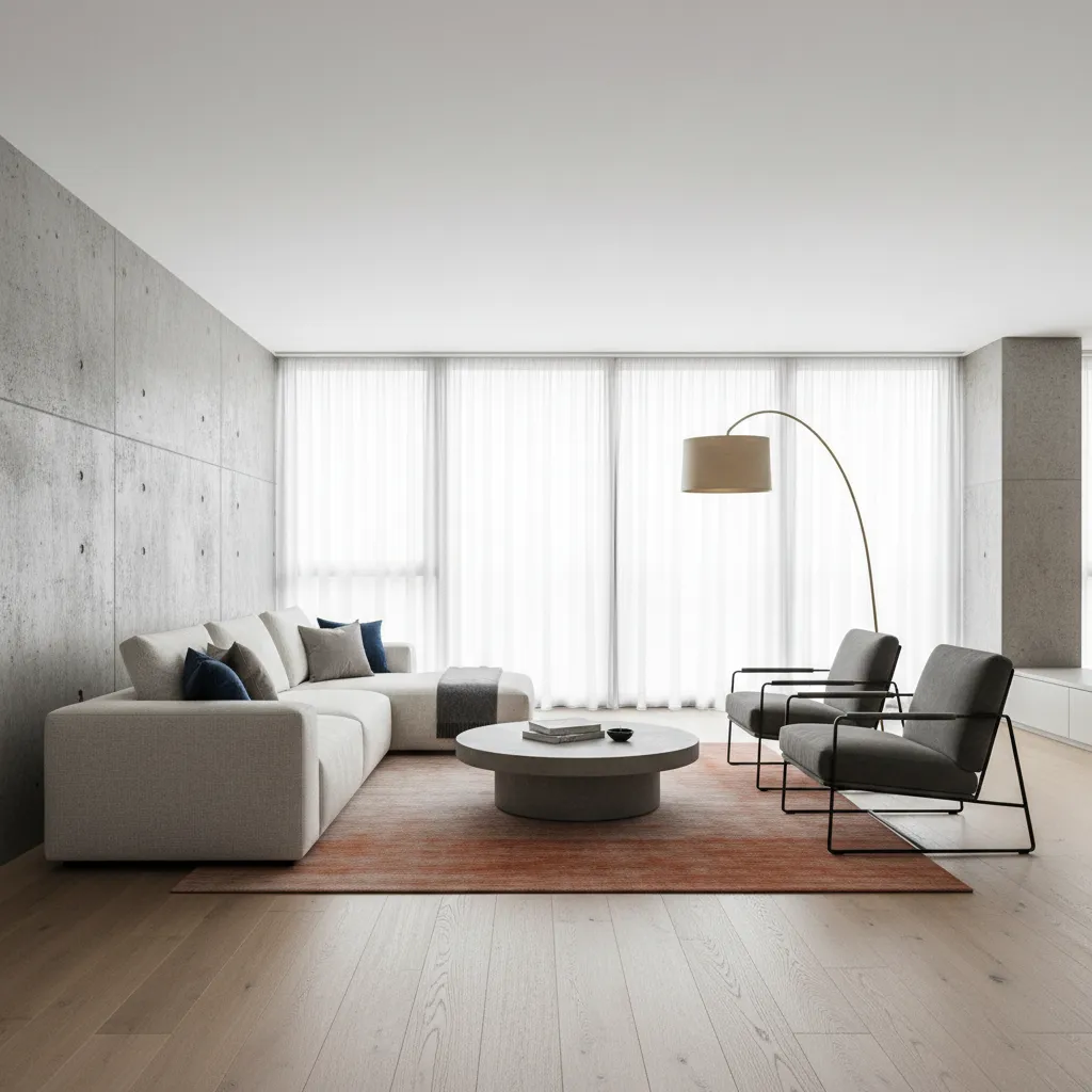 Peso visual en diseño de interiores: guía práctica