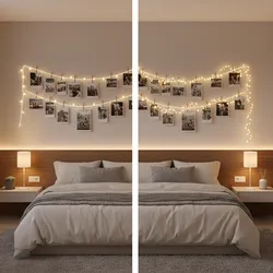 Photo String Lights vs Fairy Lights for Room Decor