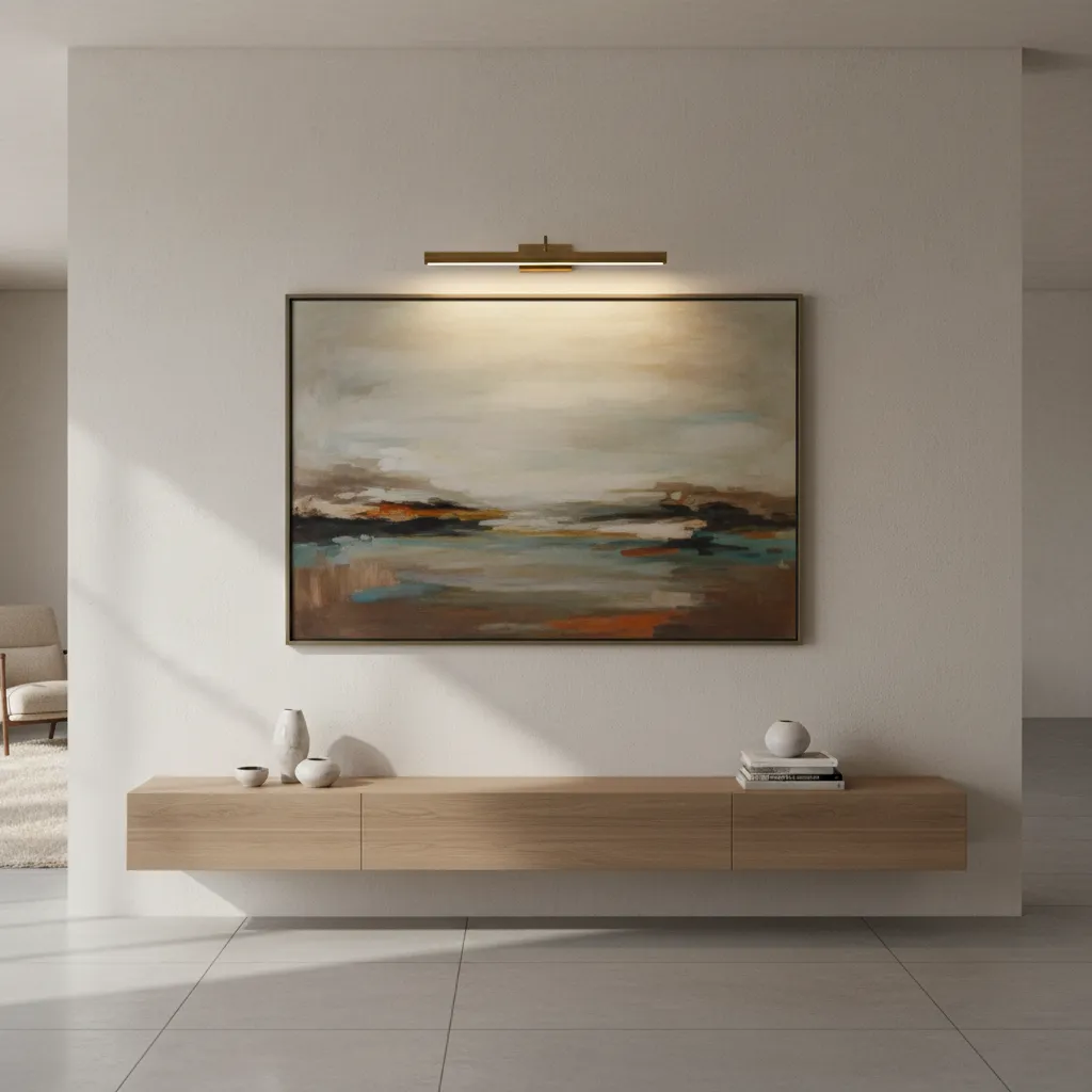 How to Choose the Right Size Picture Light for Your Artwork: A practical guide to selecting the correct width and brightness so your artwork is evenly illuminated and visually balanced.