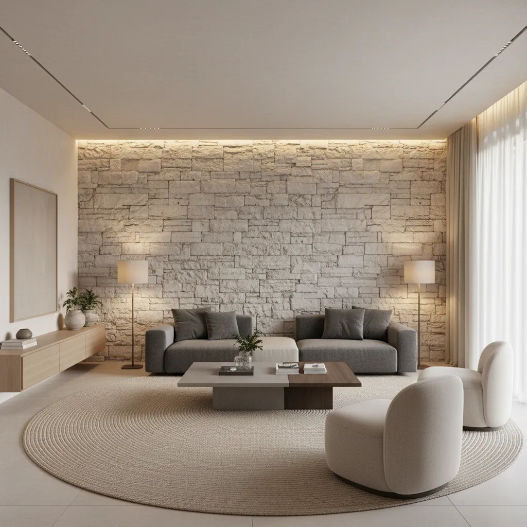 Modelos de piedras decorativas para interiores