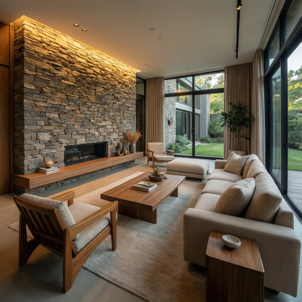 Piedra natural decoración de interiores: guía práctica