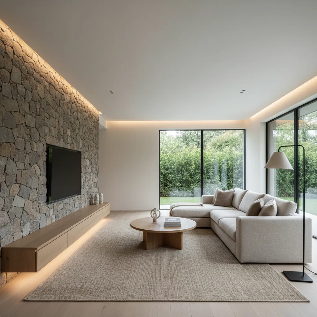 Piedras de río para decorar interiores: ideas reales