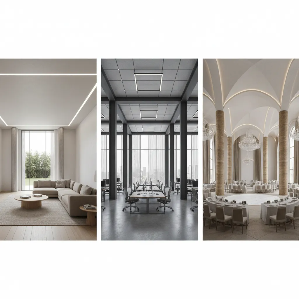 Pillar Design Approaches in Residential Commercial and Banquet Halls