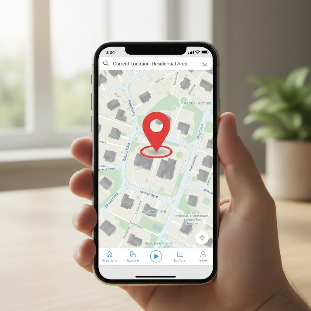 Menandai lokasi rumah menggunakan pin di Google Maps