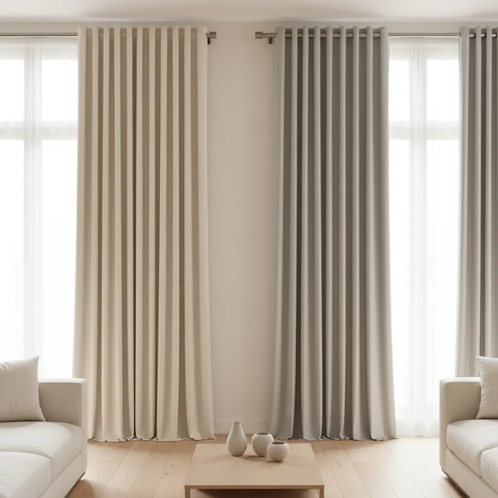 Pinch Pleat vs Grommet Curtains for Living Rooms
