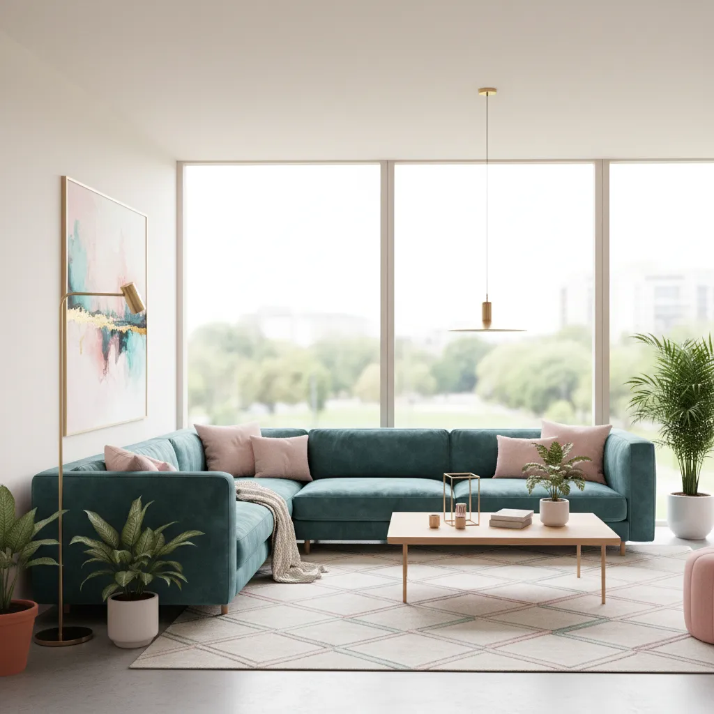 Fixing Pink and Teal Living Room Design Mistakes