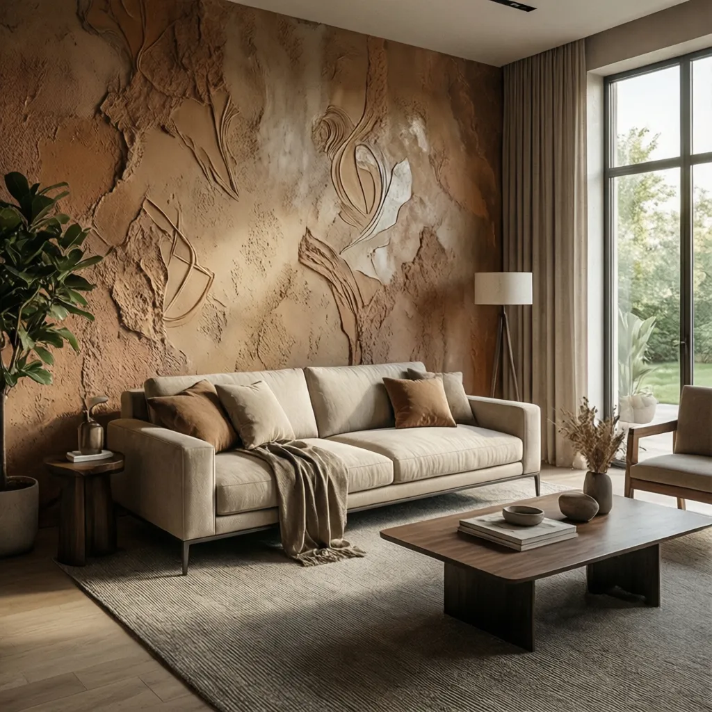 Pintura decorativa de paredes interiores: ideas y errores