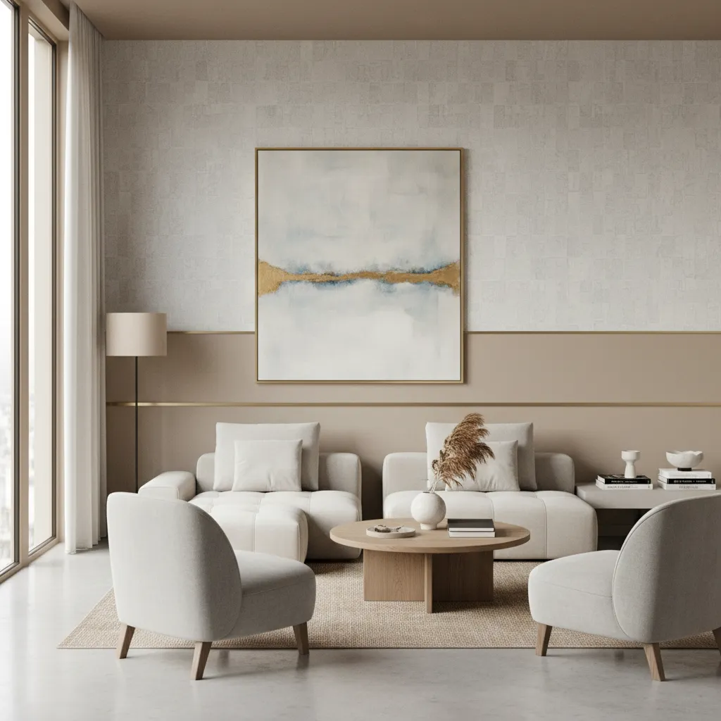Pintura decoración de interiores vs wallpaper