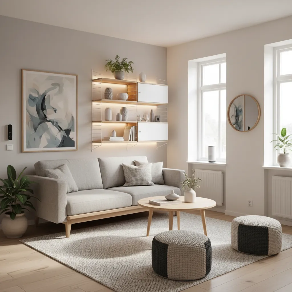 Decoración funcional en un piso pequeño